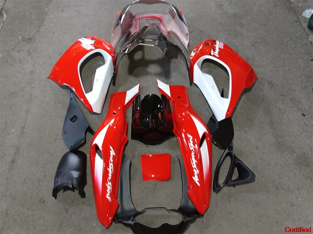 

Fairing YZF 1000R 1997 - 2007 Red White Body for YAMAHA YZF1000R 96 97 Fairing Thunderace 98 99