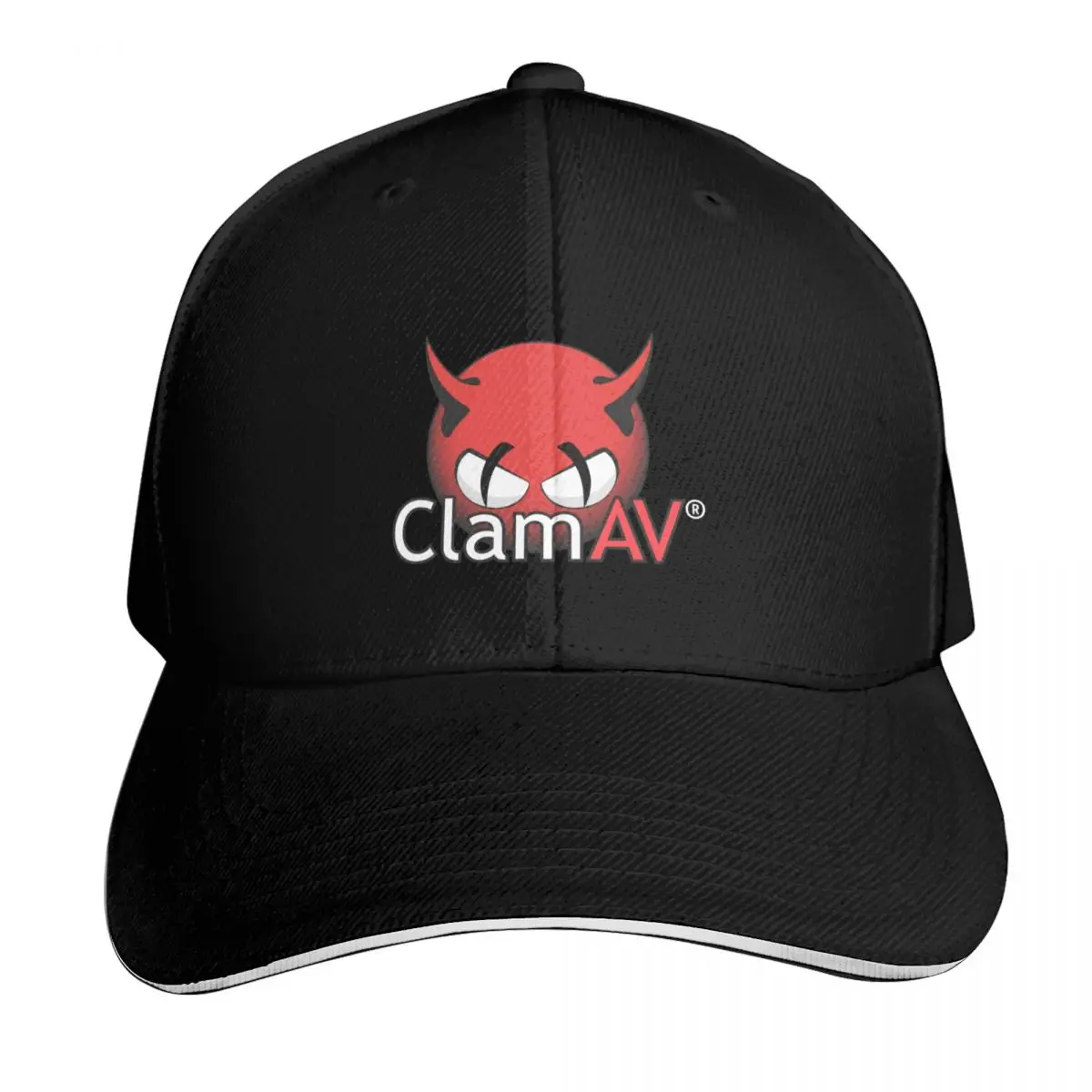 ClamAV Linux Logo Baseball Cap Snapback Flat Bill Strapback Dad Hat Six Panel Structured Crown