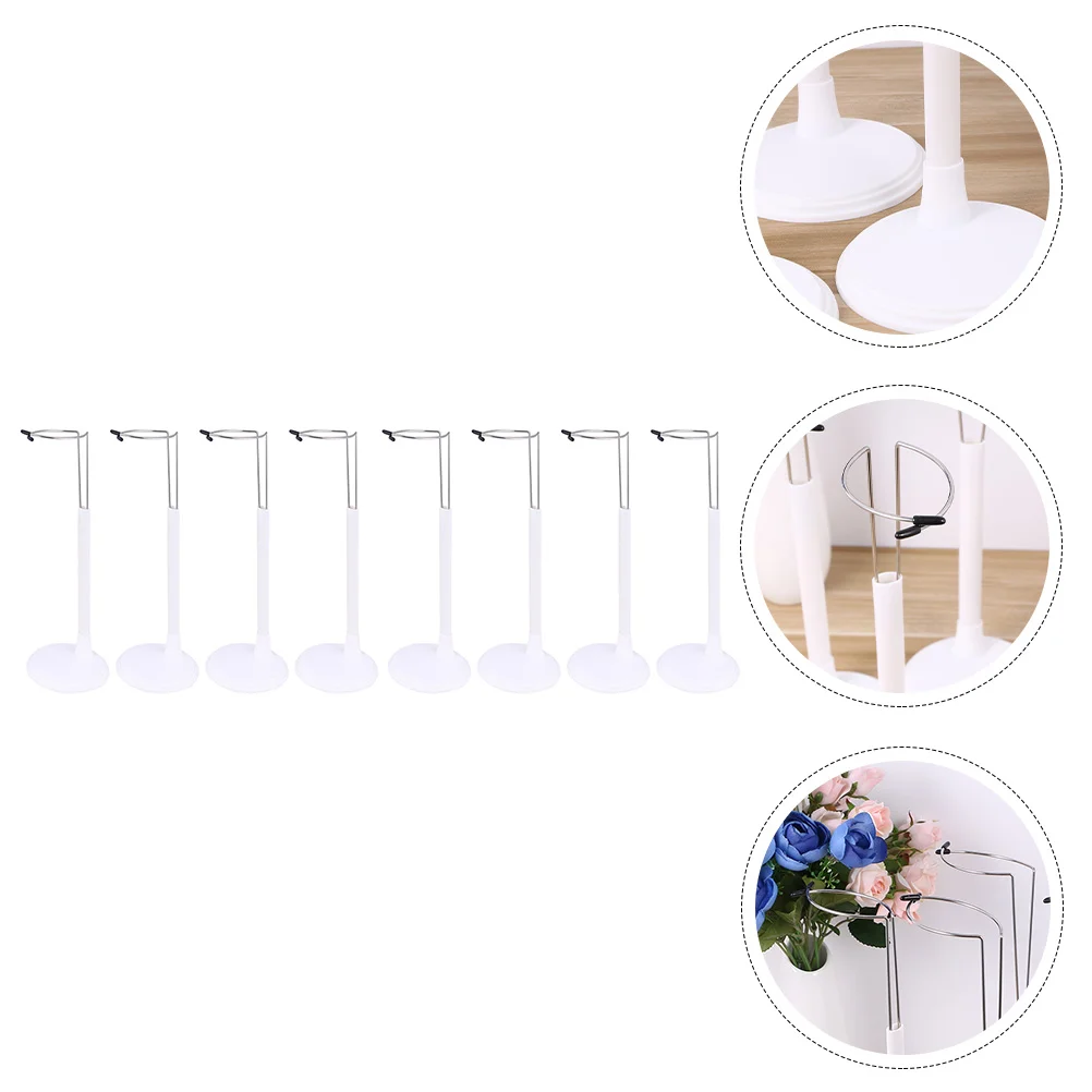 

8 Pcs Support Frame Display Bracket Clear Shelf Stand Holder Base Dedicated