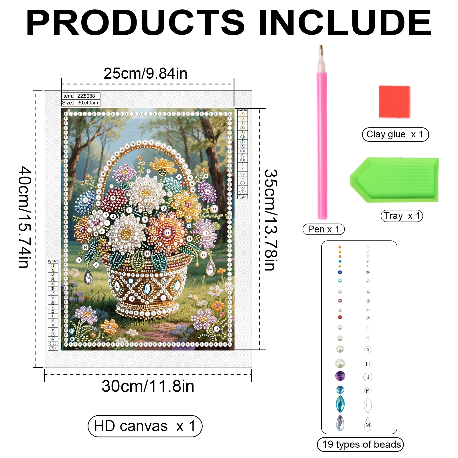 Kits de pintura de diamantes c - Woven Wall Basket reseña y precio
