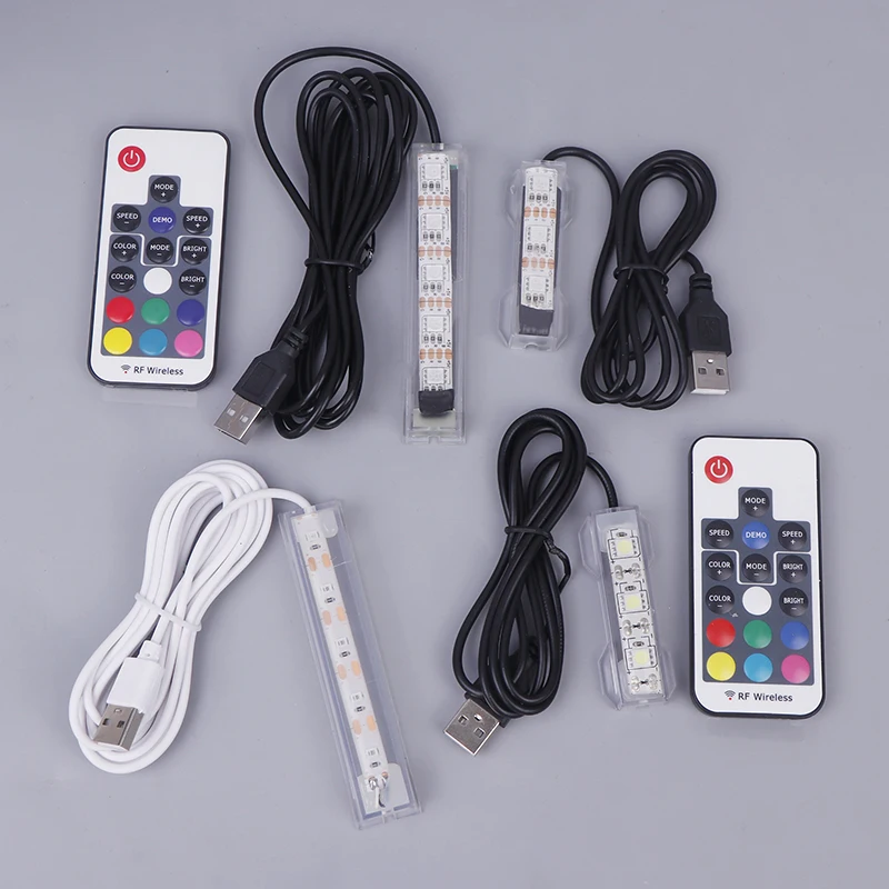 Fish Accessory Micro Aquarium Light USB Powered Remote Control Colorful Fish LED Lamp For Landscape USB Aquarium Light