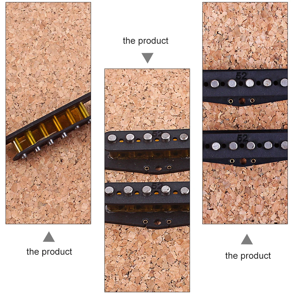 

2 Pcs Pickup Accessories Guitar Cover Humbucker Slug Bobbin Trucks Single Coil Accessory