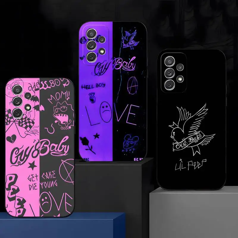 Lil Peep Tattoos Phone Case For Samsung A54 A52 A31 A22 A30 A21 A40 A42 51 A50 A32 A53 A70 A71 A73 72 A80 A34 A14 Cover