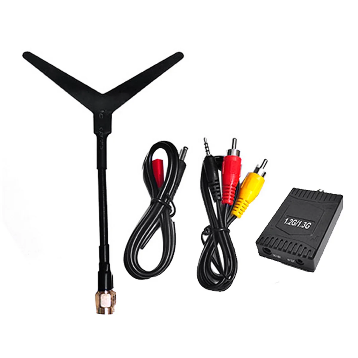 1.2G 1.3G VRX 9 Channel FPV Video Audio Receiver for RC Long Range Airplane Drone