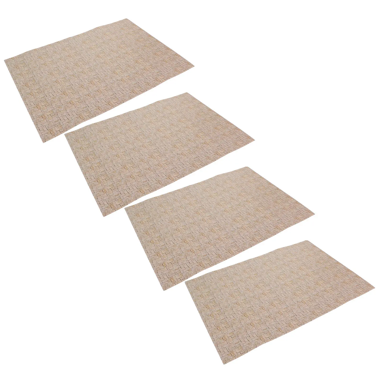 4Pcs Diorama Brick Surface Sticker Self Adhesive Brick Texture Sheet Scene Building Pavement Sticker Landscape Terrain Ground