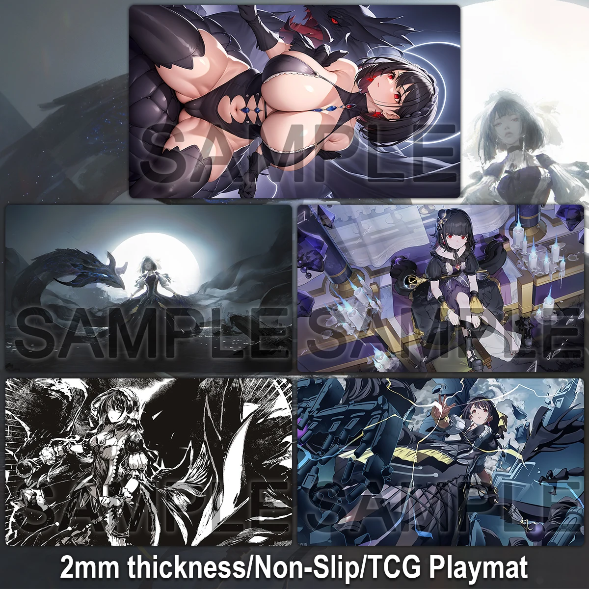 

YuGiOh Underworld Goddess of The Closed World TCG Mat Board Game Playmat CCG Pad Trading Card Game Mat Mousepad Bag 600x350x2mm