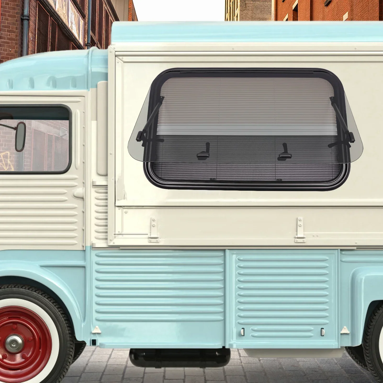 

НОВЫЙ оконный модуль из закаленного стекла для кемпера, выставочное окно 900x550 мм с сертификацией ECE 43R, оконный модуль XL для автодома/фургона