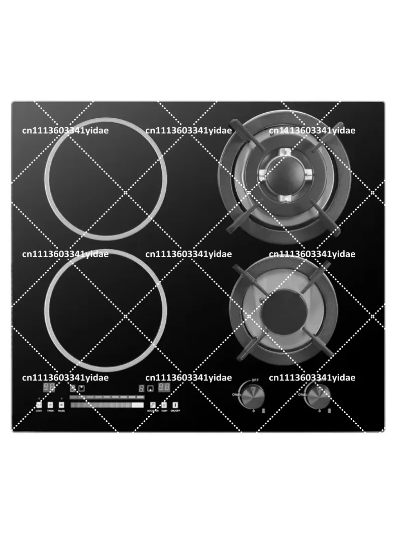 Kitchen Appliances Glass Panel 4 Burners Gas Induction Cooktop Hob