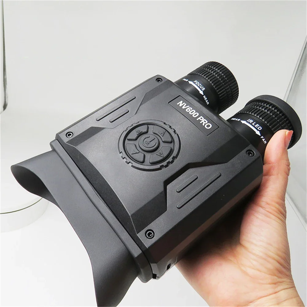 Ponbos NV600 Pro профессиональный цифровой телескоп камера 3,5 дюйма 1080P HD инфракрасный бинокль ночного видения для охоты и кемпинга