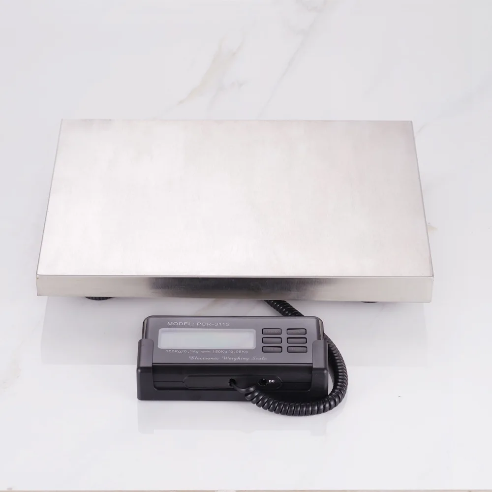 

Pet Scales Stainless Steel Countertop Electronic Pet Countertop Scale 300kg Portable Express Parcel Scale