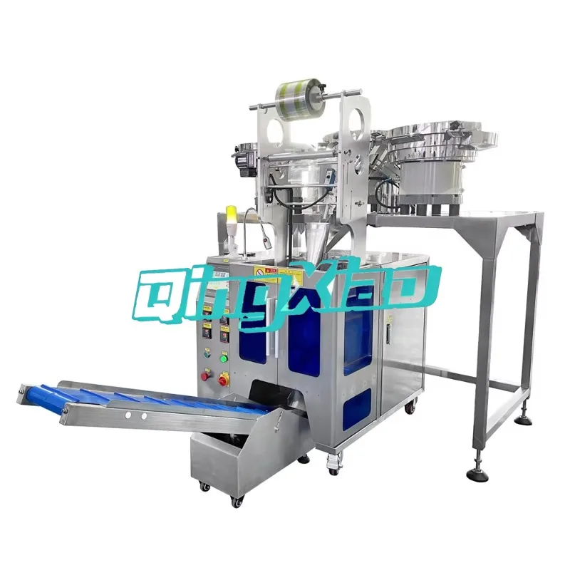 Multi Function Weighing Automatic Small Bag Granule Powder Pouch Hardware Fitting Packing Machine For Industrial Packaging Use
