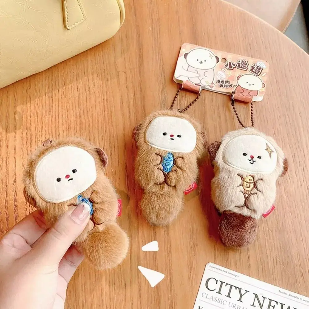 1 زوج المحمولة الكرتون البحر الكلب المفاتيح لطيف حقيبة مدرسية حقيبة سلسلة مفاتيح المعلقات شنقا الديكور #1