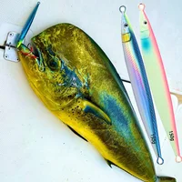 60g80g100g120g150g180g Shore Jigging señuelo plantilla de Metal cuchara para lubina cebos barco aparejos de pesca para atún Mahi Marlin Leurres Souple