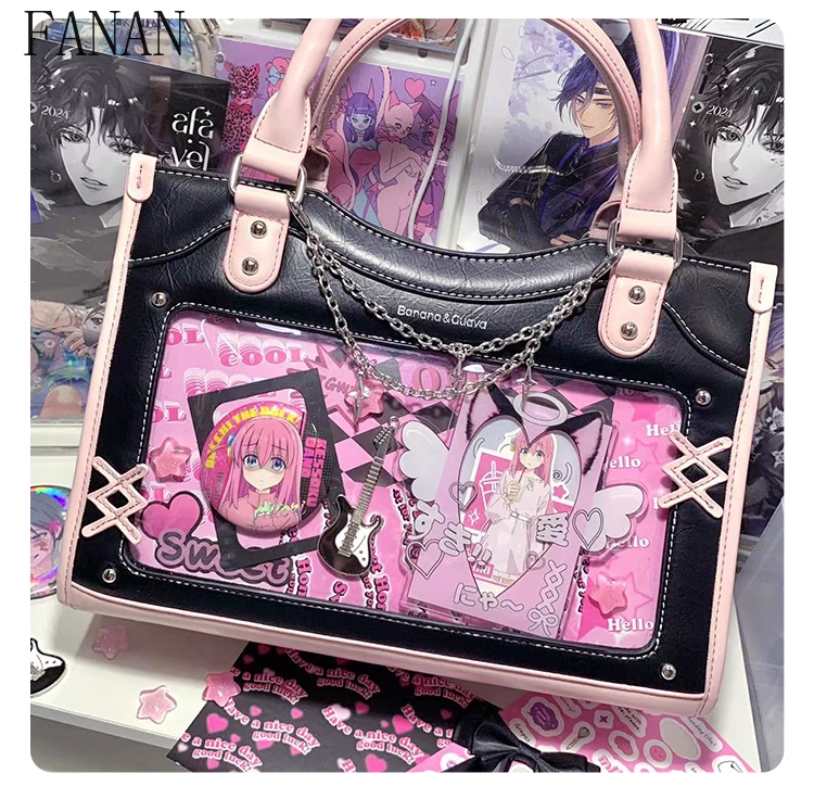 

Ladies Handbags Lolita Japanese Portable Messenger Bag Fashion Sweet Cute 2025 New Crossbody Bags Casual Hangbag Femme