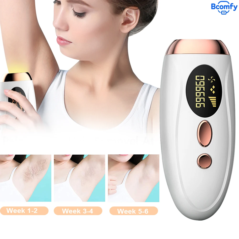 

Laser Epilator for Women 999999 Flashes Professional Painless Laser Body Bikini Leg Hair Removal Permanent Hair Remover