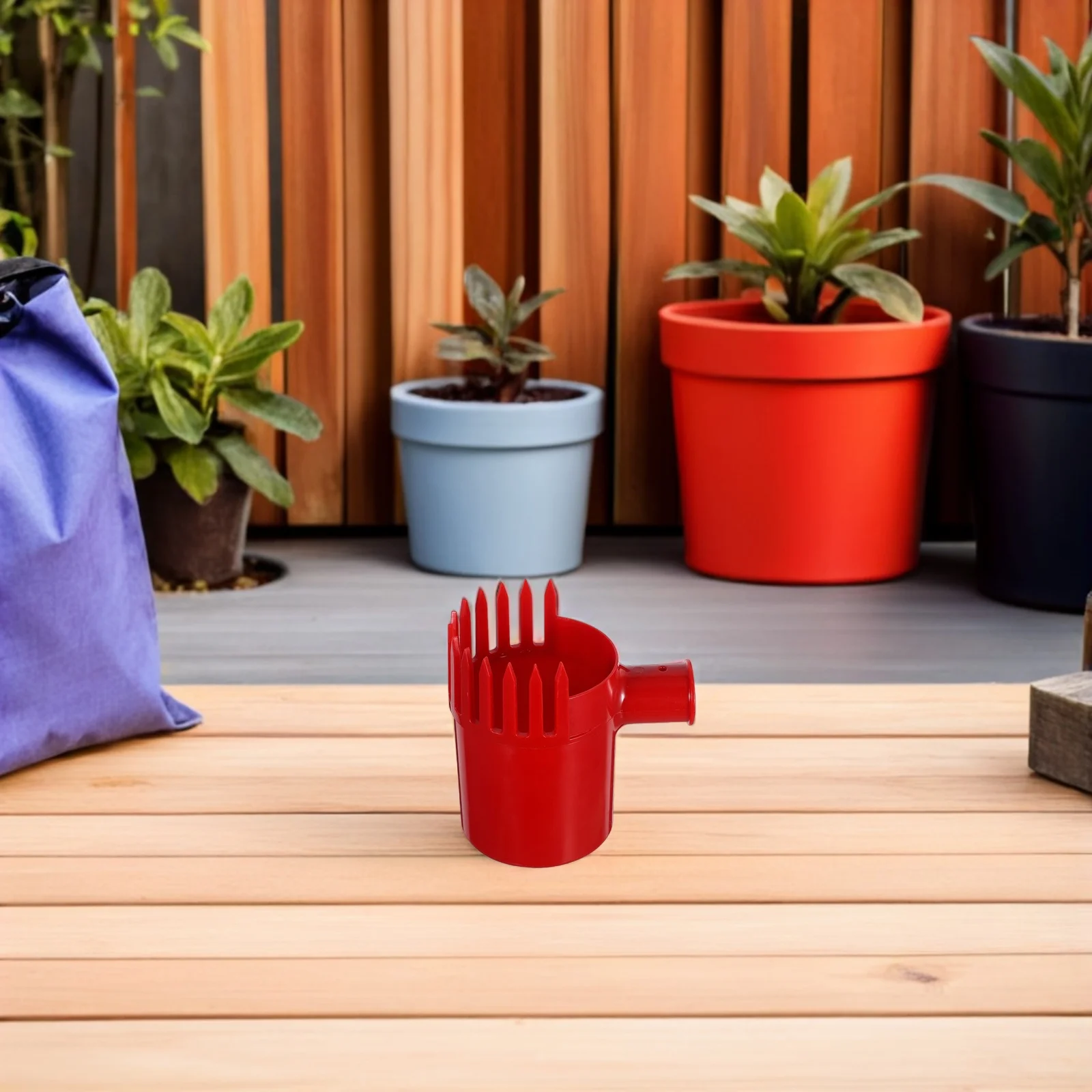 

Red Plastic Fruit Picking Tool Berry Picker Scoop Lightweight Durable Efficient Harvesting Tool for Blueberries Cherries