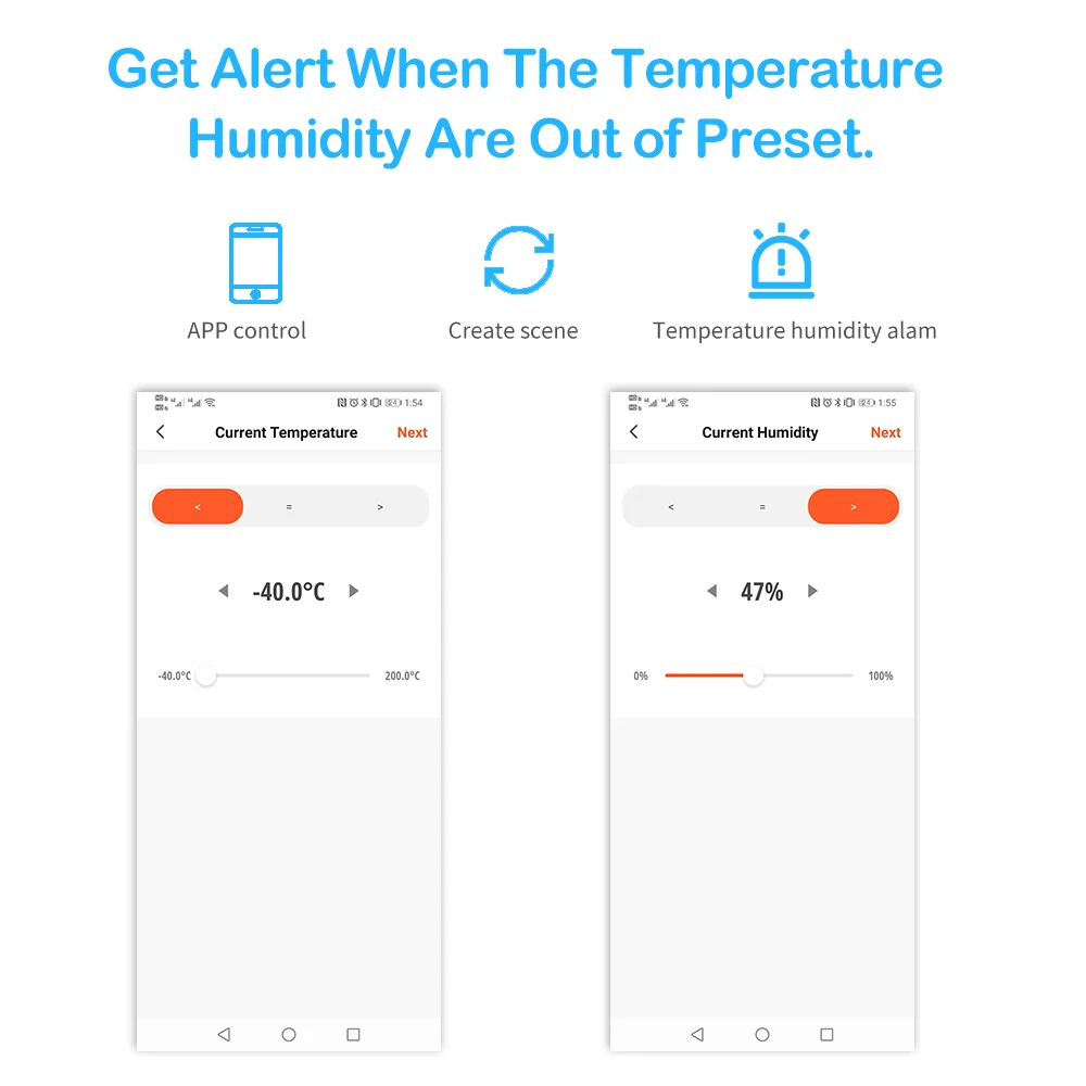 Imagem -03 - Tuya Inteligente Wifi & Bluetooth Sensor de Umidade Temperatura com Tela Lcd Automação Residencial Inteligente Trabalho com Alexa Google Smartlife