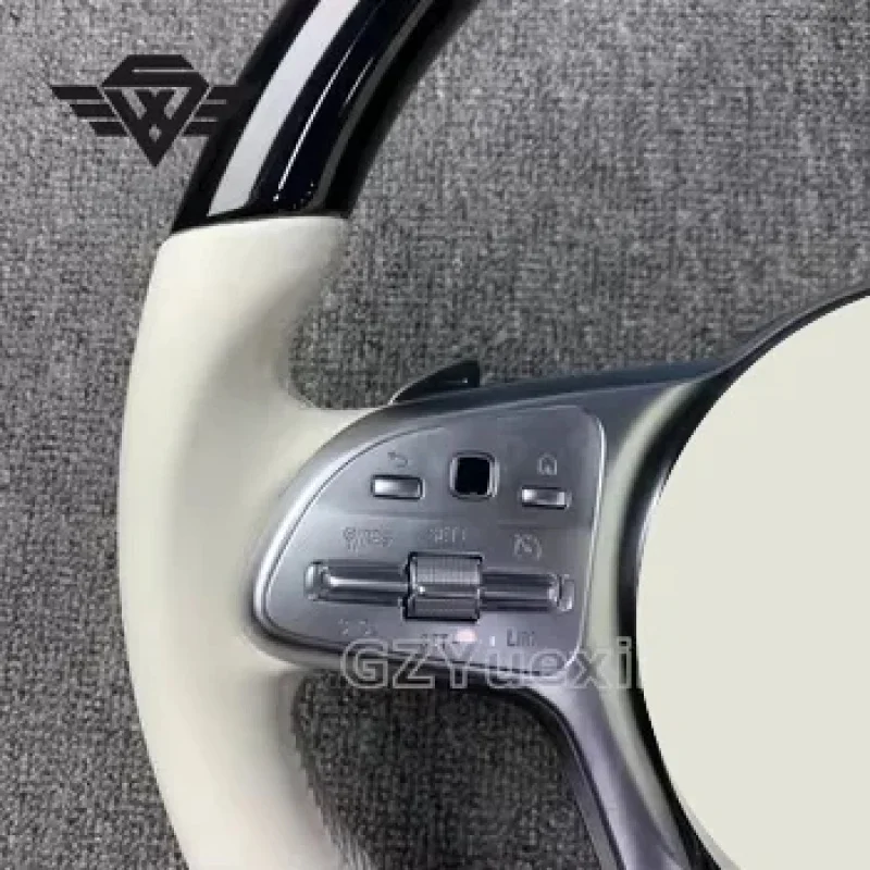 Factory High-end Custom Peach Wood Steering Wheels Are Suitable for Benz MBH 809 S-Class 2018-2020 MBH ZC GLE 350 GLS GLE S400