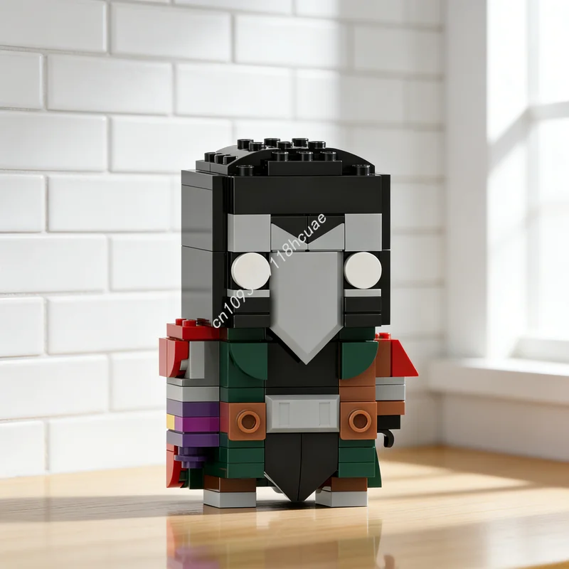 

Набор строительных блоков MOC X Cutioner Men Brickheadz, 163 детали, модель для сборки, рождественский подарок, архитектурная игрушка, развивающая идея для творчества и обучения