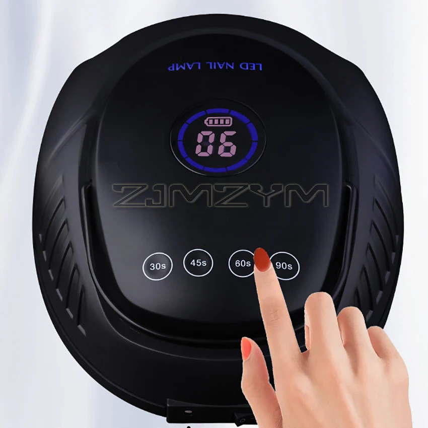 64 ワット充電式ネイルドライヤープロフェッショナル LED/UV ライトネイルマシンネイルランプタイミング機能付きネイルアートツール
