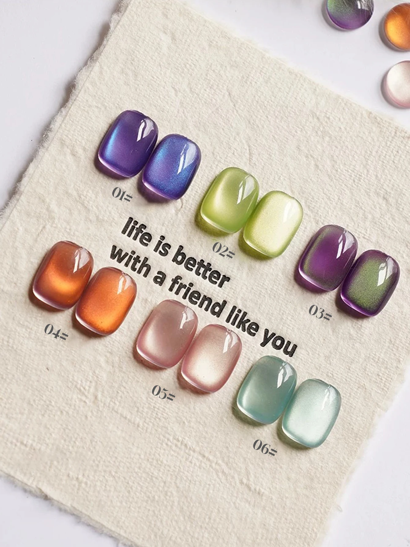 

1-6 шт. 15 мл Осенний гель-лак для ногтей с фруктами для вечеринки «кошачий глаз» УФ-светодиодный отверждаемый праздничный женский подарок для дизайна ногтей Ежедневные принадлежности DIY Kit