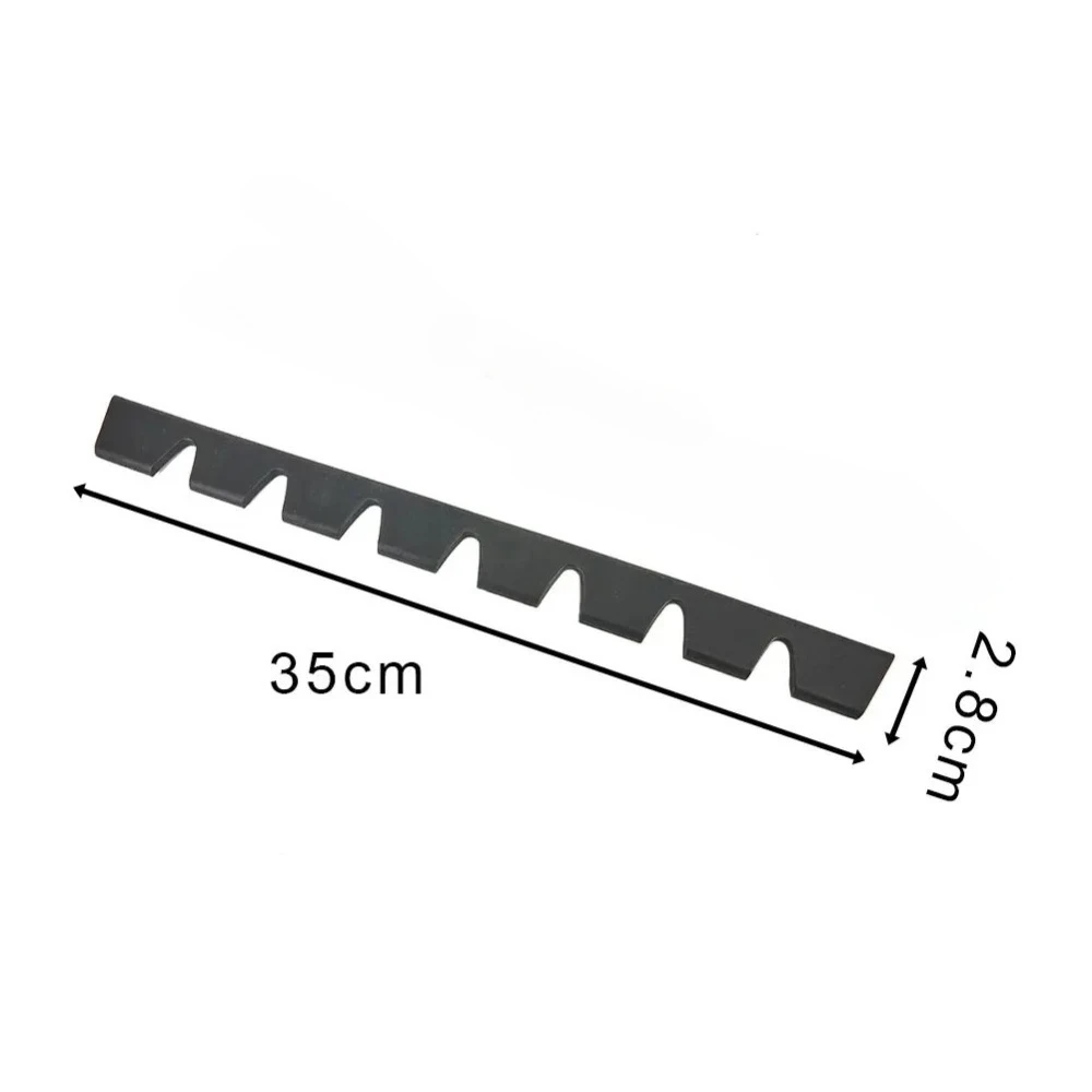 8x Car Bumper Guard Anti-Scratch Kit Scrape Protect Skid Plate DIY 35*2.8cm Automobile Front Lip Anti-collision Decorative Strip