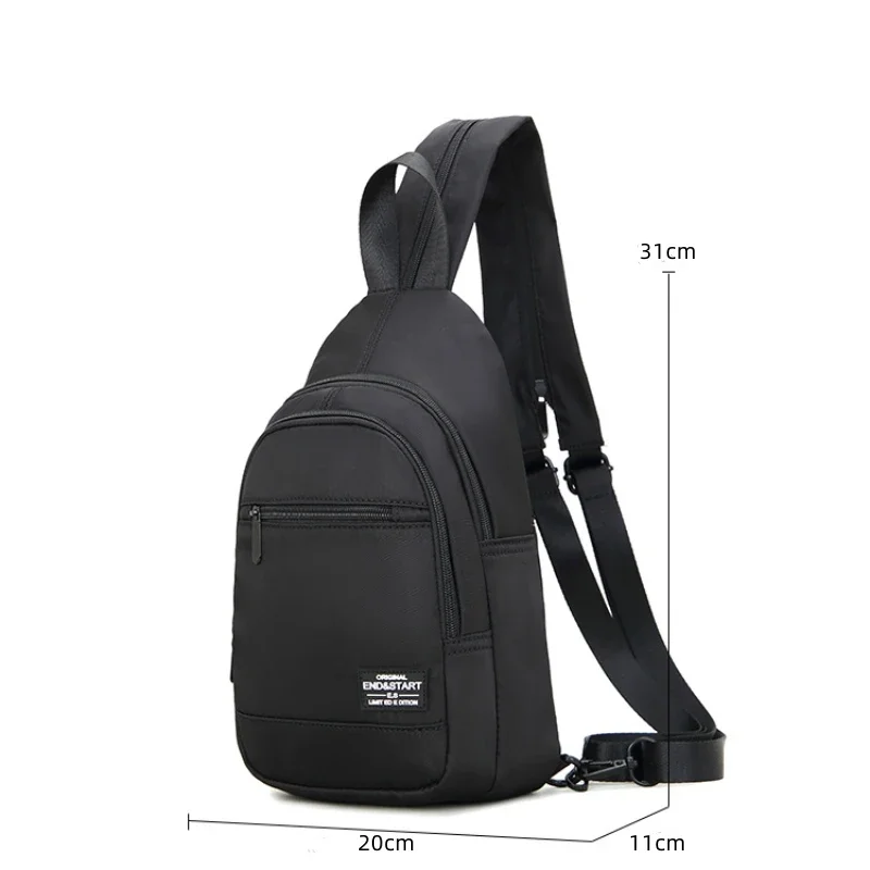 Casual Mini Men\'s Backpack Multifunction Lightweight Chest Bag Outdoor Backpacks Travel Small Backpack Men Chest Shoulder Bag