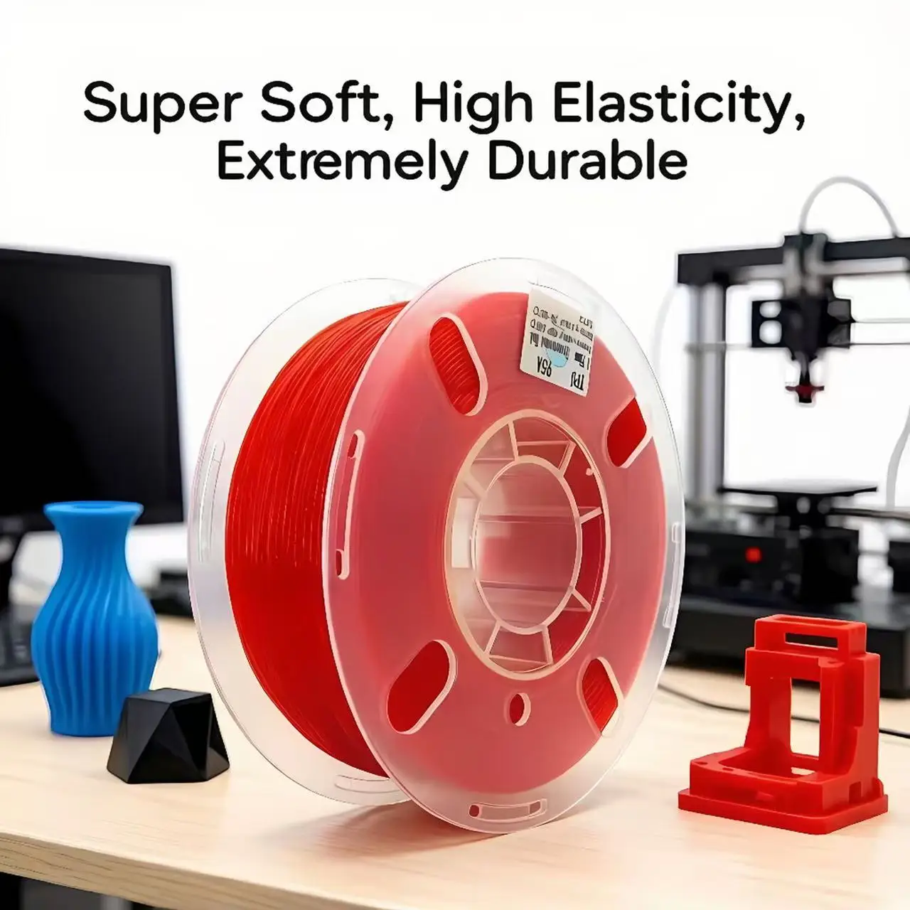 BambuLab Optimized  TPU95A filament,Maximum Layer Adhesion for Bambu 3D Printers ,best quality
