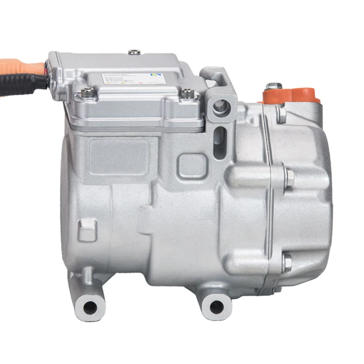 ATV Electric Compressor 14cc 48v DC Air Conditioner Electric Car AC Compressor For Universal Cars & Trucks Factory Manufacture view 3