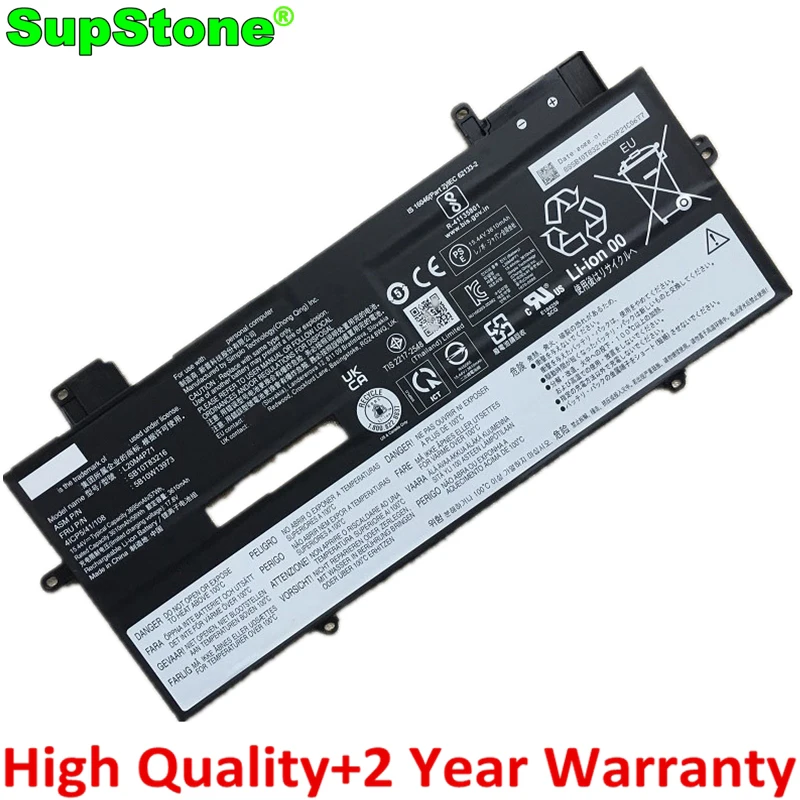 SupStone L20M4P71 L20C4P71 L20D4P71 L20L4P71 Laptop Battery For Lenovo ThinkPad X1 Carbon 9/10th 2021,Yoga G6 6/7 Gen 20XW 20XX