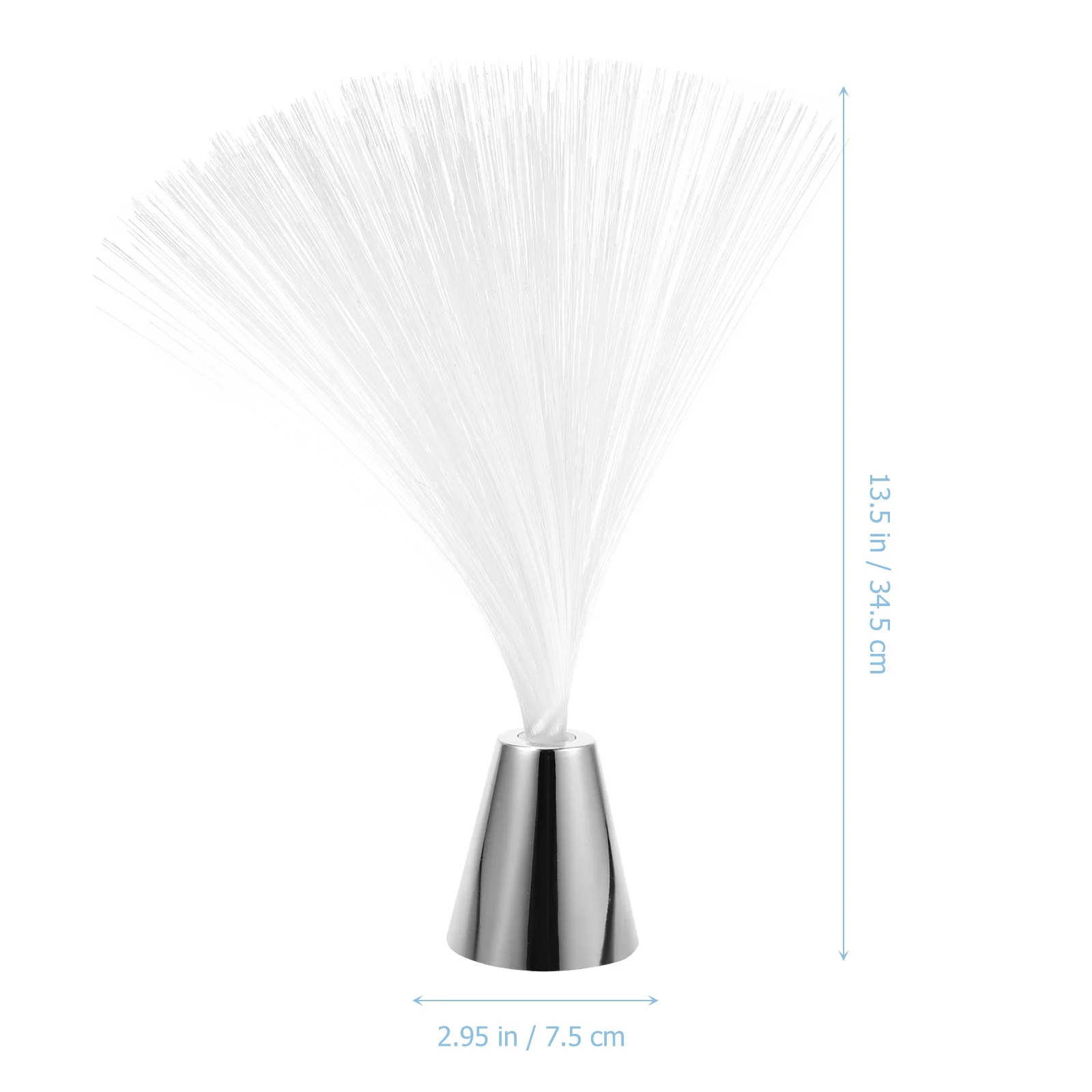 2 قطعة ضوء الألياف البصرية تغيير لون Led مصباح للزينة للمنزل حفل زفاف عيد الميلاد الديكور تعمل البريق #4