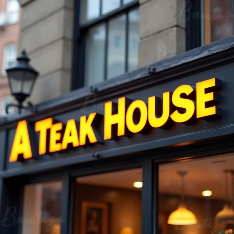 Custom 3D Metal Channel Letters For Storefront Outdoor Advertising Durable Waterproof Signage Suitable For Mall Hotel And Cafe