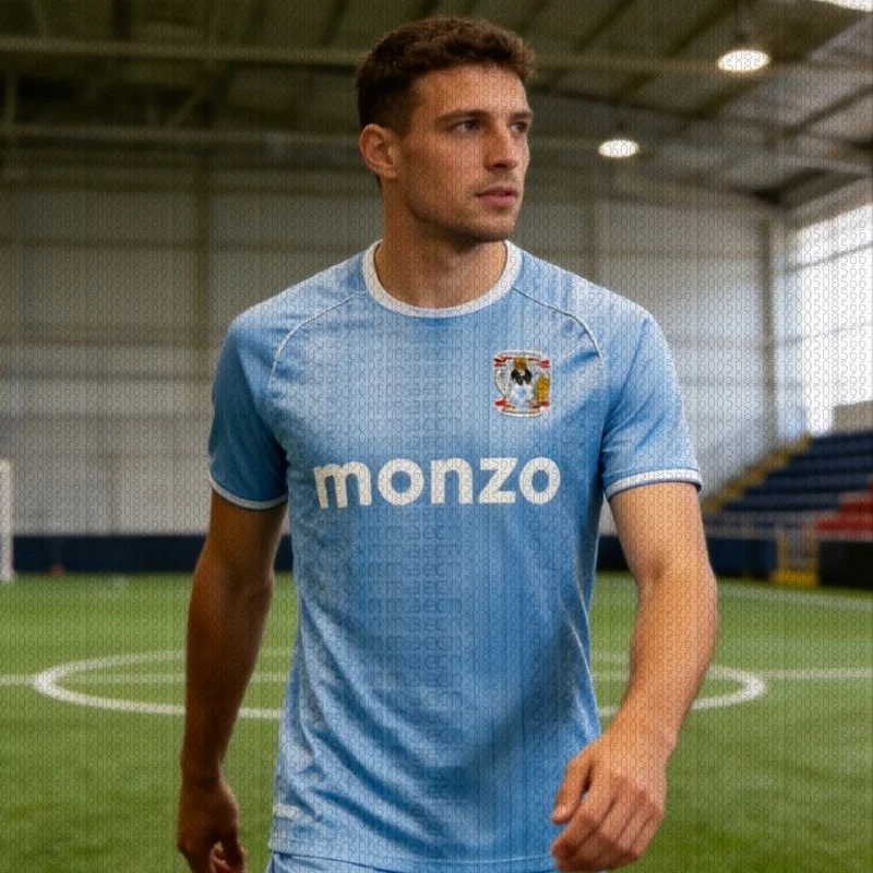 Camiseta de Fútbol de Inglaterra 2026, Modelo Coventry, Transpirable, para Hombres, Niños y Familias