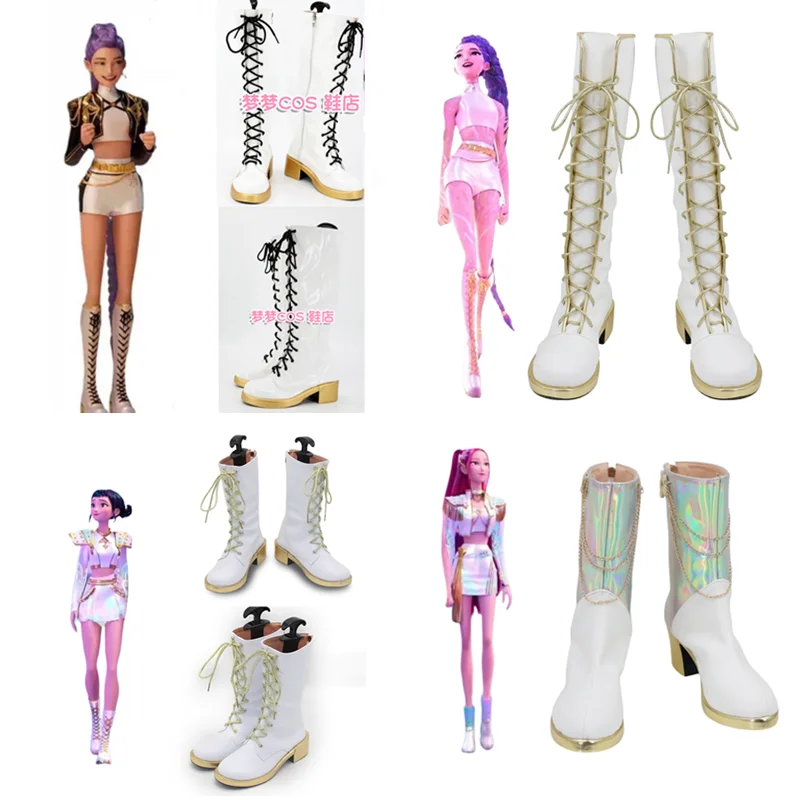 Buty KPop Demon Hunters dla dorosłych i dzieci, Rumi Mira Zoey, buty do cosplayu, buty do tańca, strój, buty na Halloween, buty karnawałowe