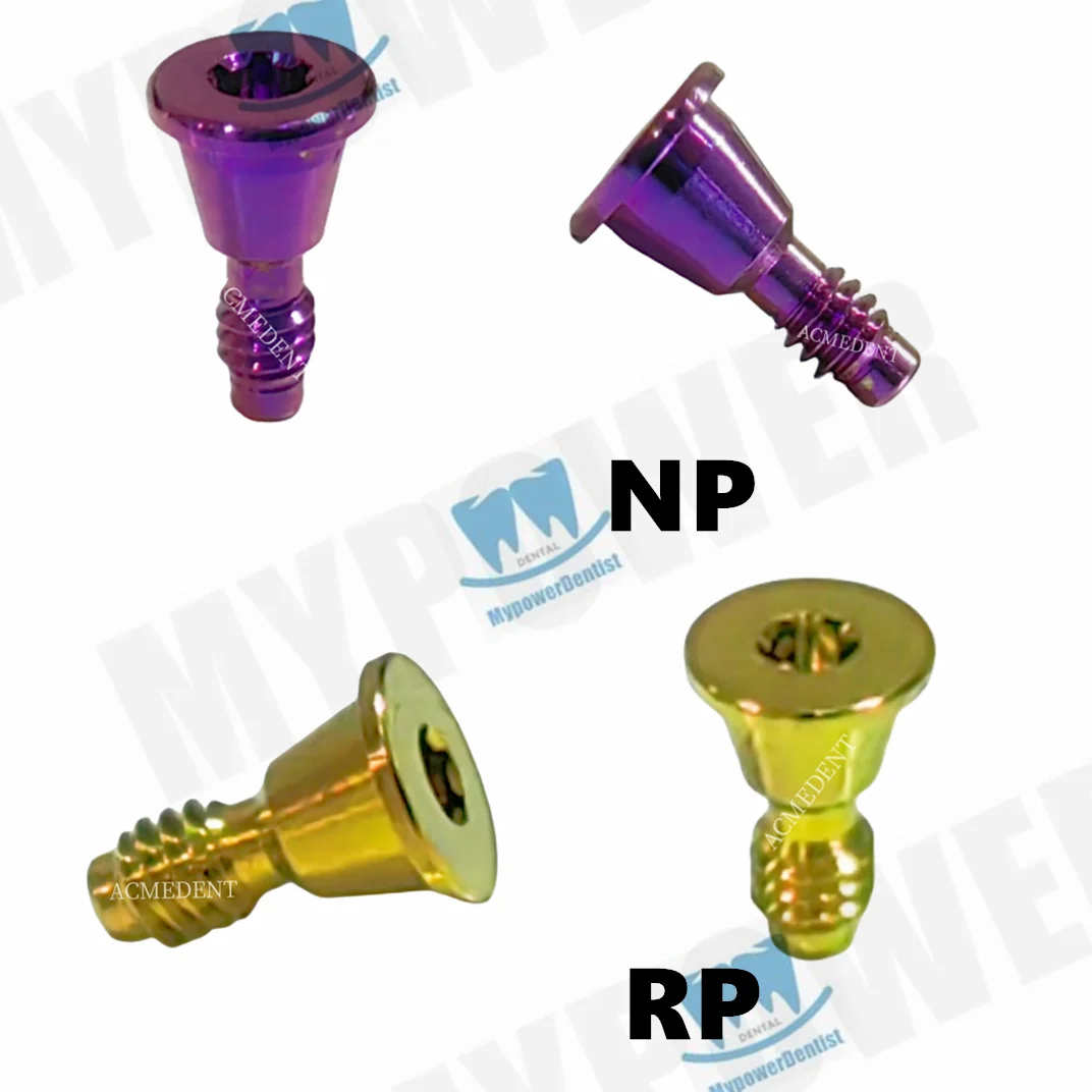 

Dental RP/NP Healing Cap Abutment Replace Closure Screw Fits ITI NOB Nobel