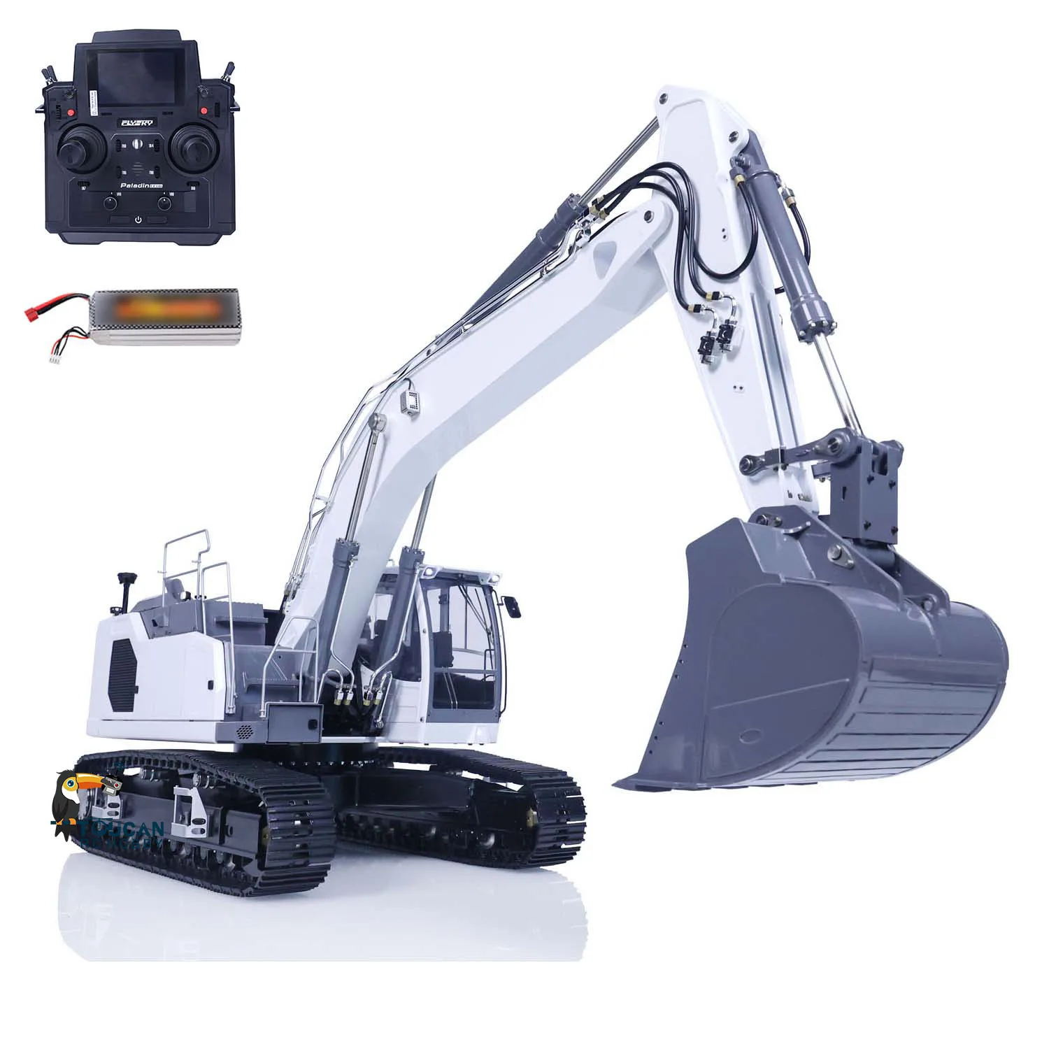 LESU RC Hydraulic Excavator 1/14  Radio Control RTR LR945 Construction Vehicles FlySky PL18EV Lite Painted Assembled Toy TH22637