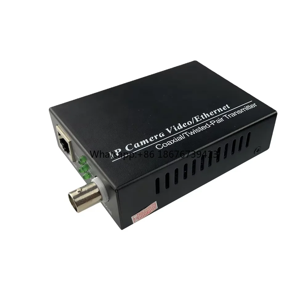 High Quality  IP Camera Video/Ethernet Coaxial/Twisted-Pair Transmitter The Metal Case Has Strong Heat Dissipation