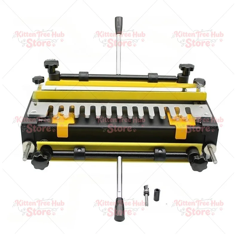 300mm/12” Woodworking Dovetail Machine Wood Dovetail Jig Portable Machine Semi-Permeable Die-Cast Joint Mortising Carpentry Tool