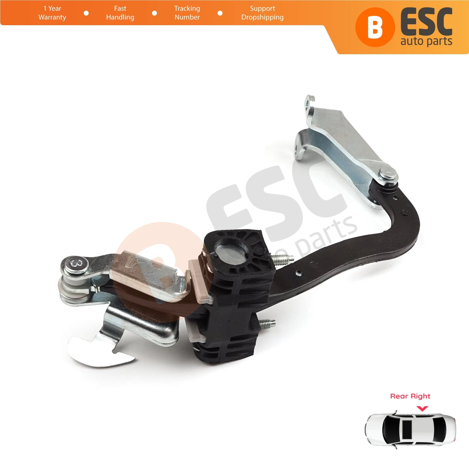 EDP940 Rear Right Trunk Door Hinge Stop Check 8731R0 for Fiat Ducato Peugeot Boxer Manager Citroen Jumper Relay 250 290 2006-On