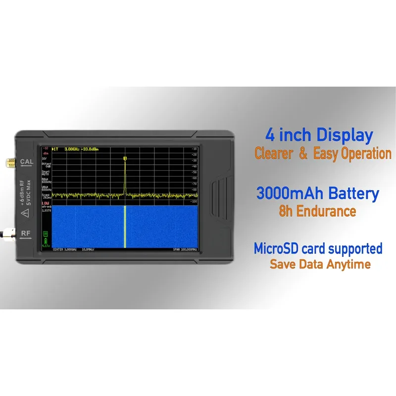 New TinySA ULTRA 100K-5.3GHz Hand Held TinyAnalyzer With Battery   4\