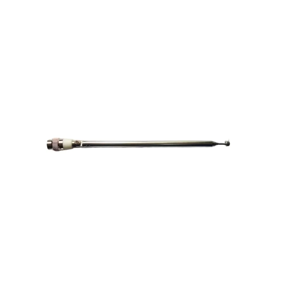 FM Telescopic Antenna with 7 Adjustable Sections for SMA Connector Male 17.3 Cm 76.3 Cm Range Alloy Portable Rod