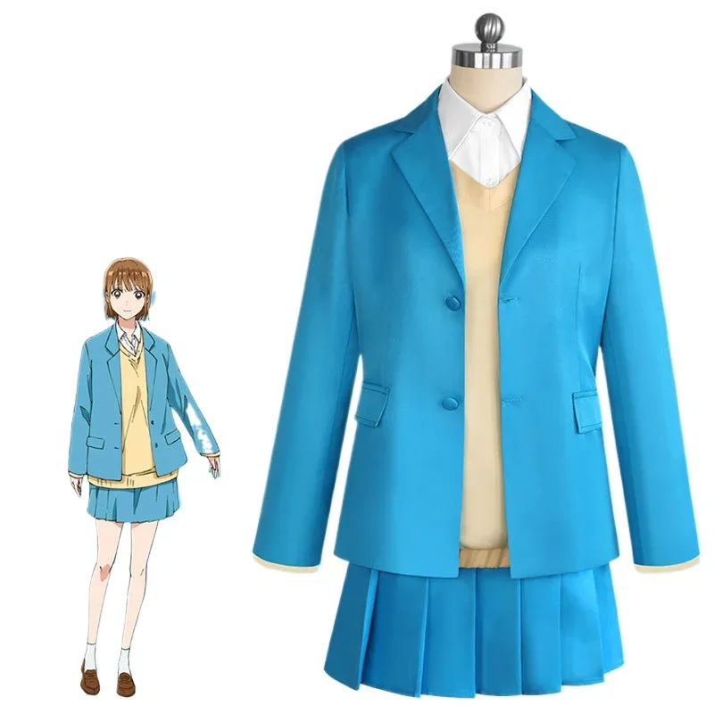 

Natsuki Kamino Cosplay Anime Blue Box Costume School Uniform Skirt Ao No Hako Hina Chono Suit Halloween Party Basketball Girl