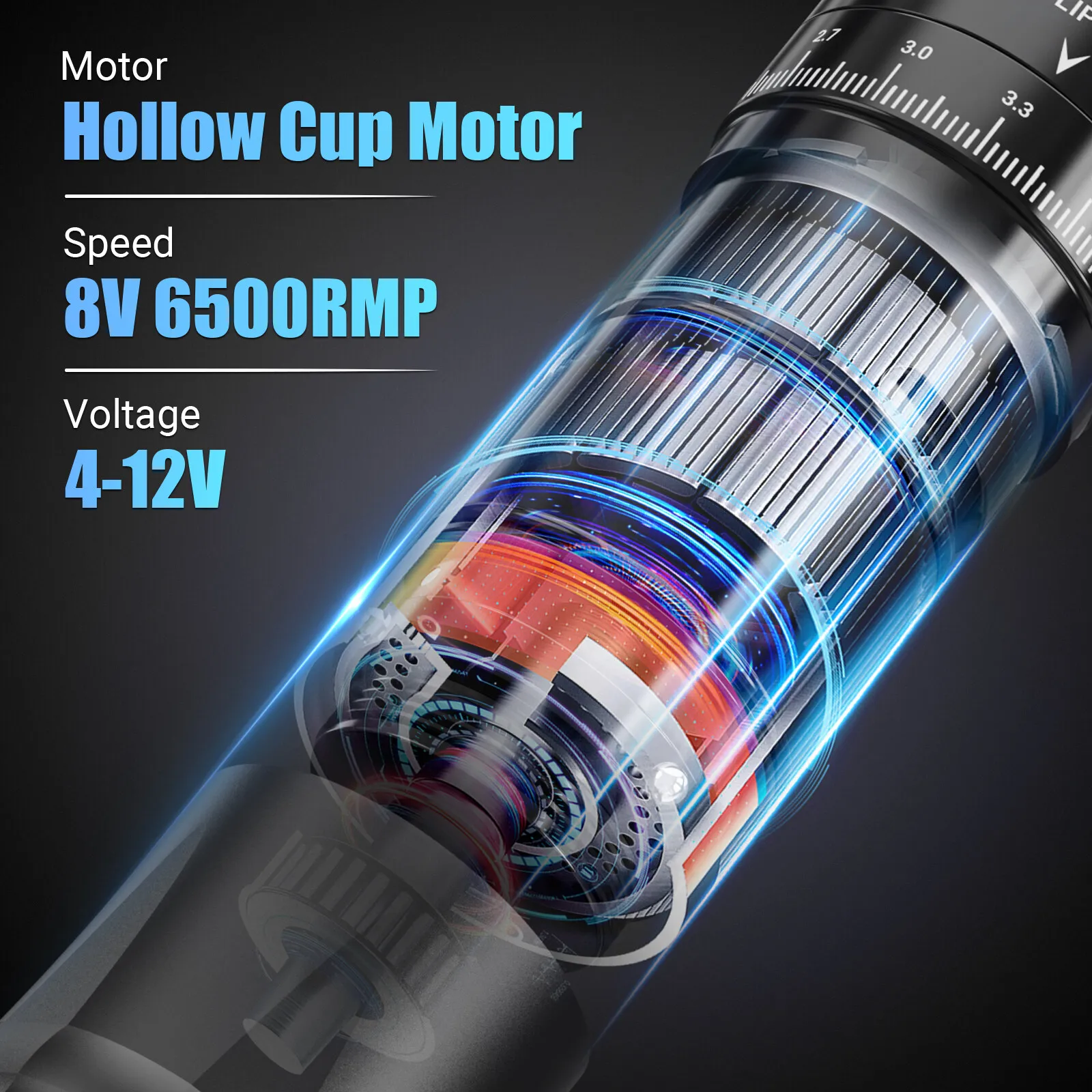 Tattoo Pen with Wireless Power Adjustable Stroke Tattoo Machine with Digital LED Display Tattoo Pen Tattoo Supplies for Artist