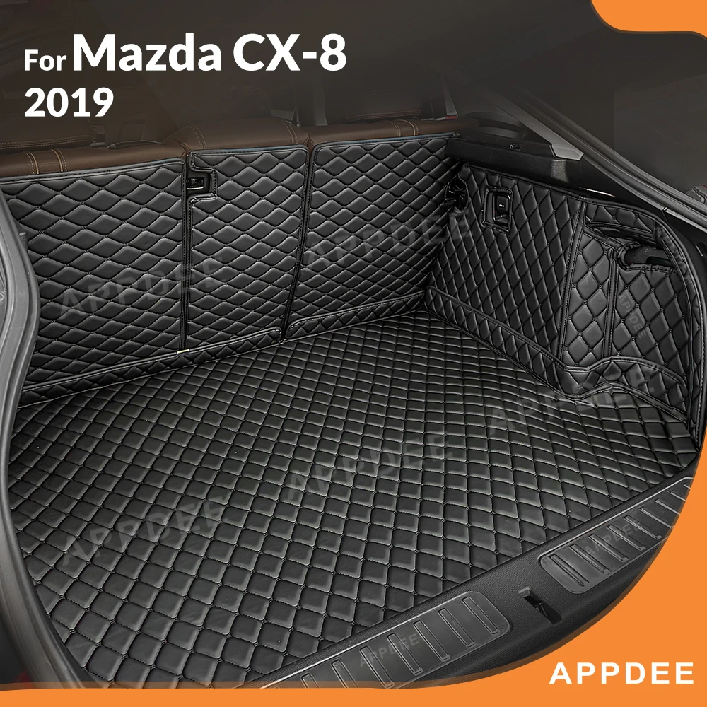 

APPDEE For Mazda CX-8（7-seat）2019 Auto Full Coverage Trunk Mat Car Protective Pad Cargo Liner Interior Accessories
