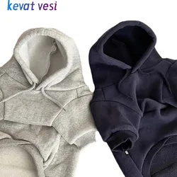 Autumn Winter Dog Hoodie Soft Warm Dog Clothes for Small Medium Dogs Cats Fashion Puppy Coat Chihuahua Yorkshire Teddy Clothing