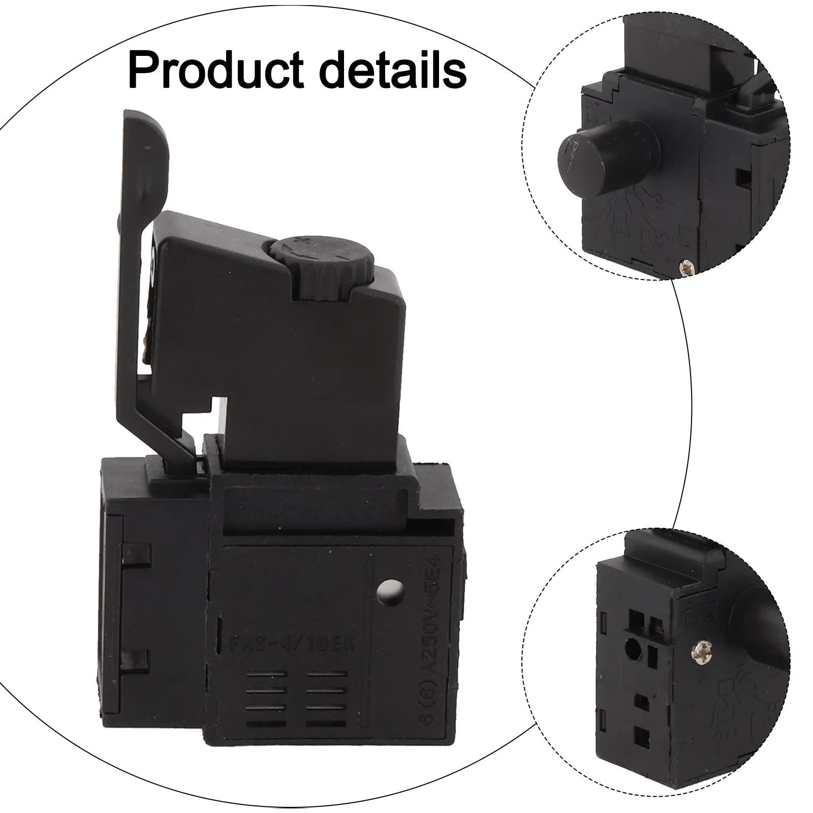 Heavy Duty Trigger Button Switch for Electric Tools Adjustable Speed Control Easy Operation Suitable for Various Power Tools