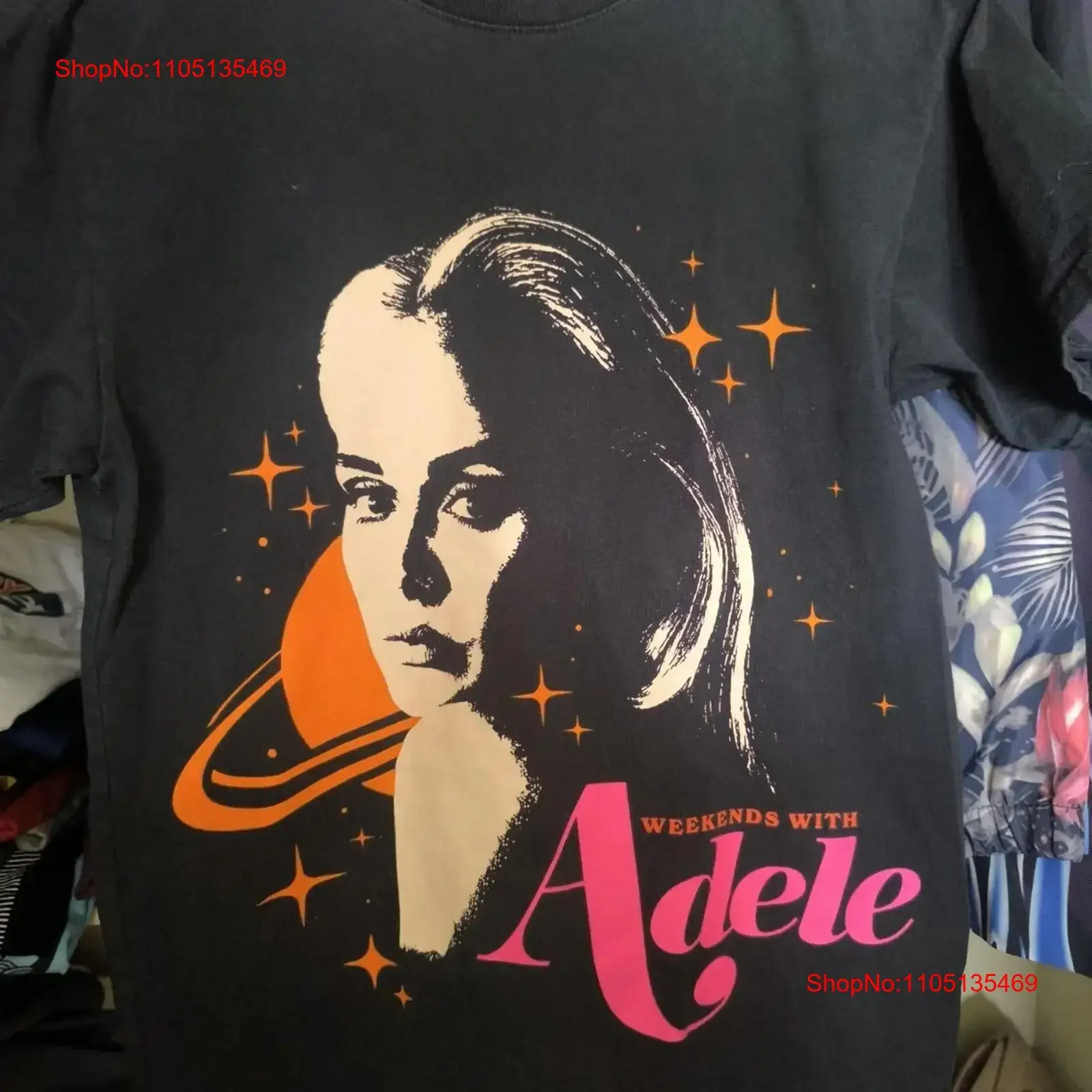 

Adele Weekends Las Vegas Show, официальный товар, маленькая рубашка x, видомленная винтажная стираная уличная одежда, дышащий топ для повседневной носки