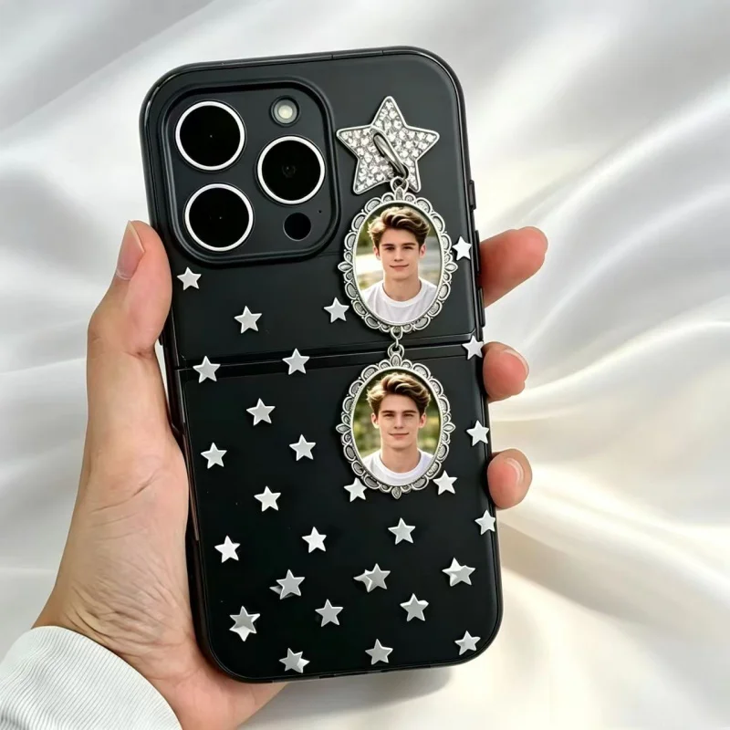 Custom photo phone charms, personalized, unique and delicate, perfect for gifts or everyday decoration