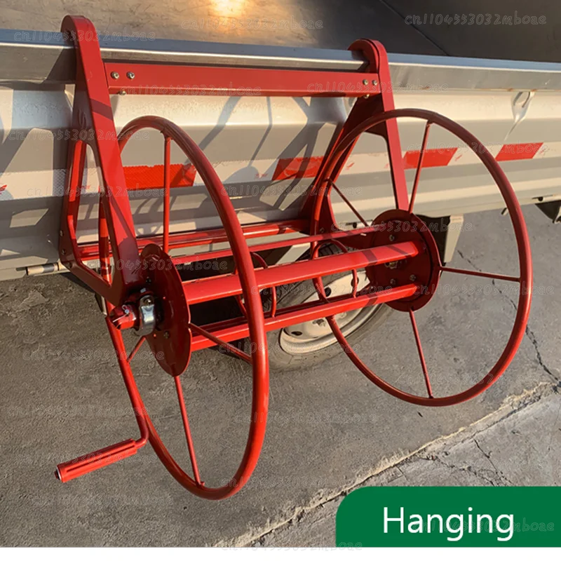 High Pressure Pesticide Sprayer Hose Winding Cart Garden Tools
