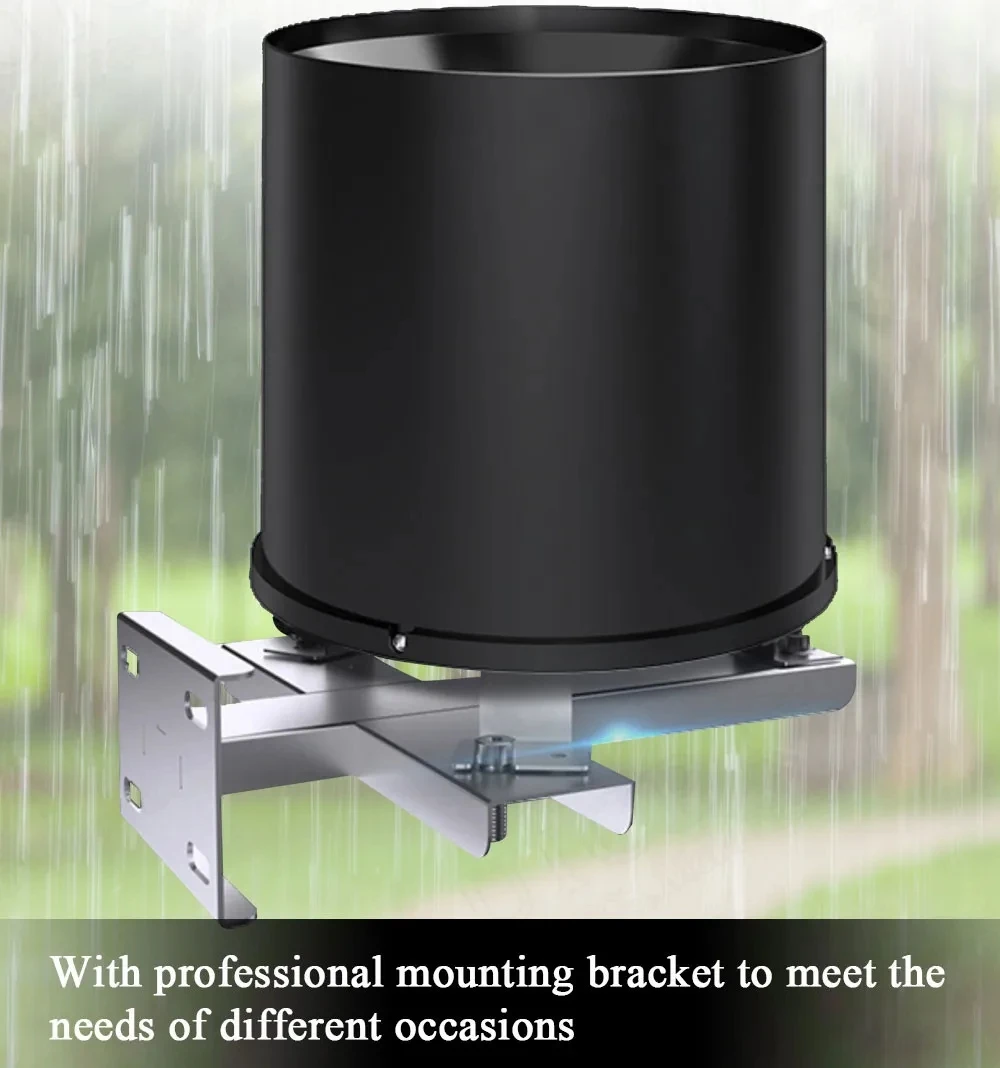 Rainfall Sensor Bracket Rainfall Amount Sensor Module ABS Rain Barrel Rain Gauge Rainwater Transmitter Automatic Monitor